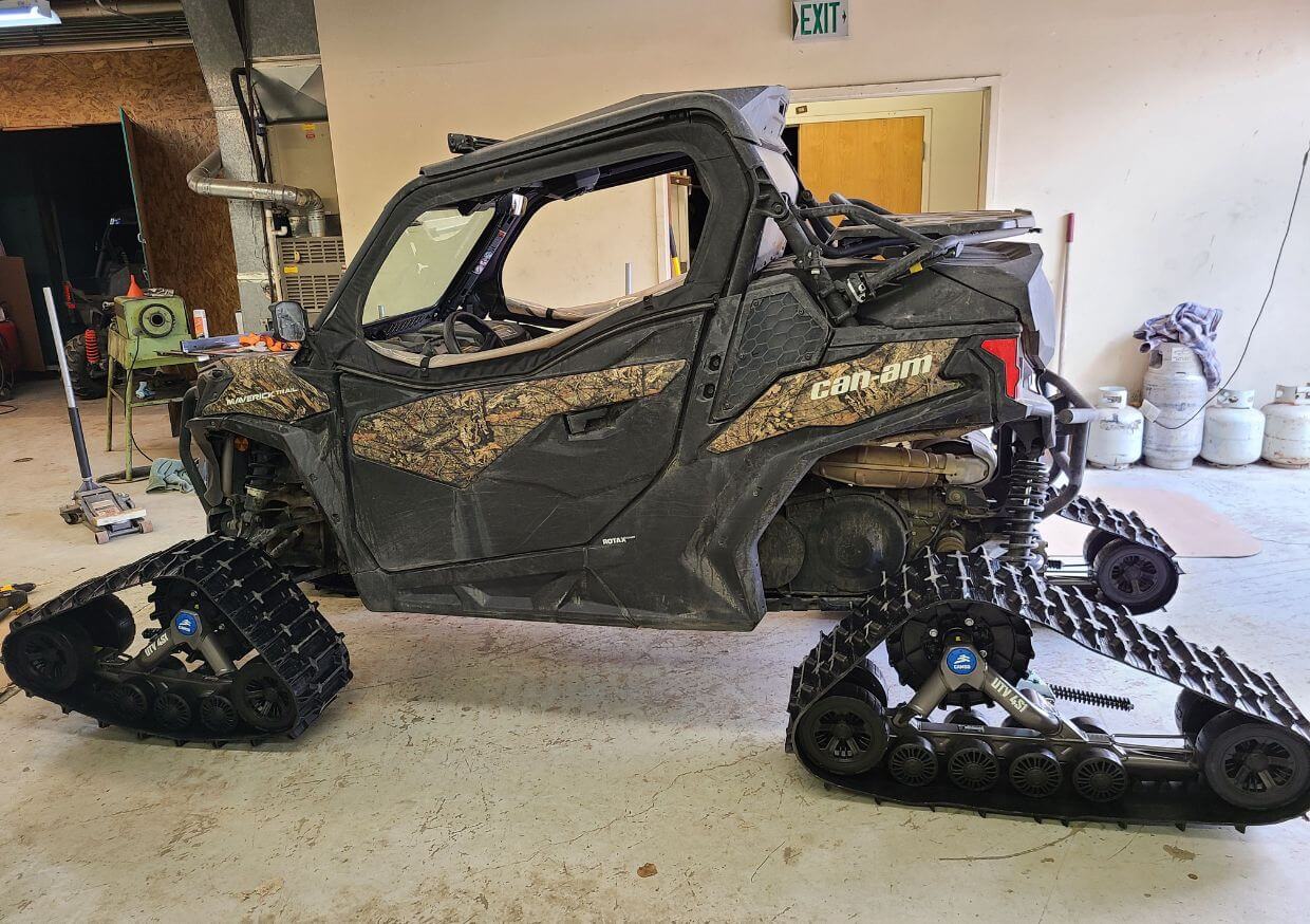 Can-Am UTVs with UTV Tracks