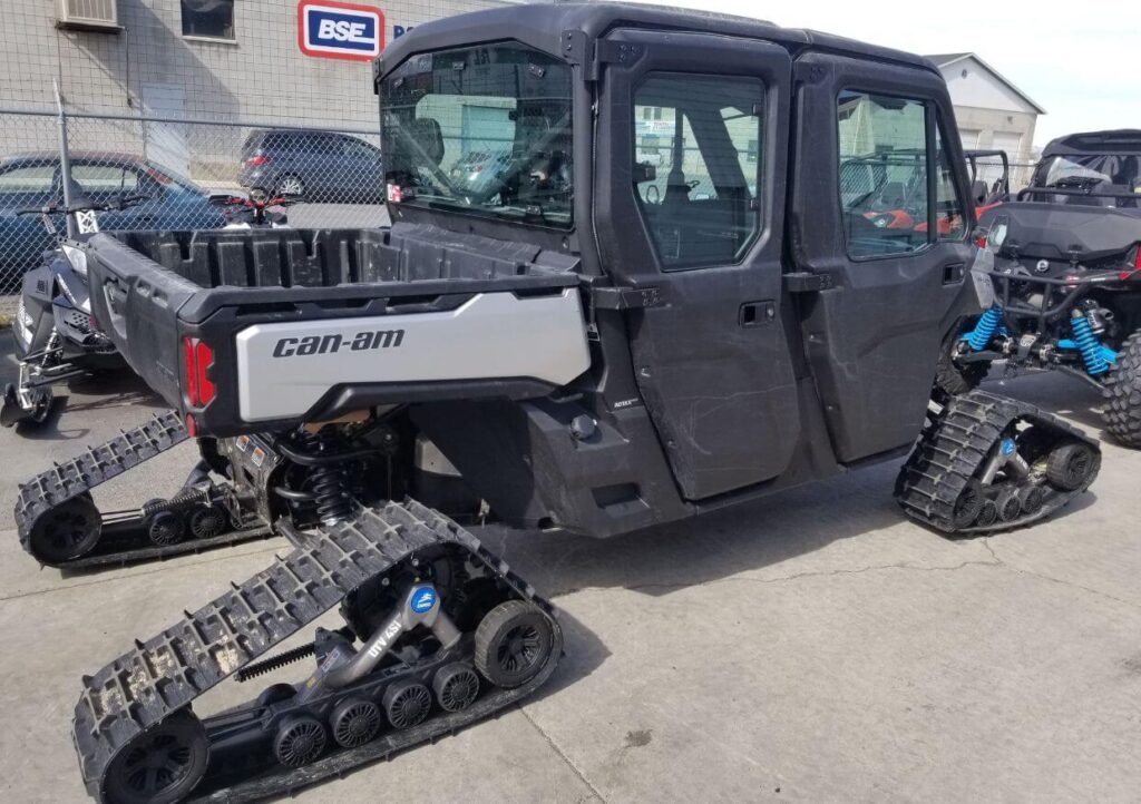 Can Am Defender with Camso UTV Tracks