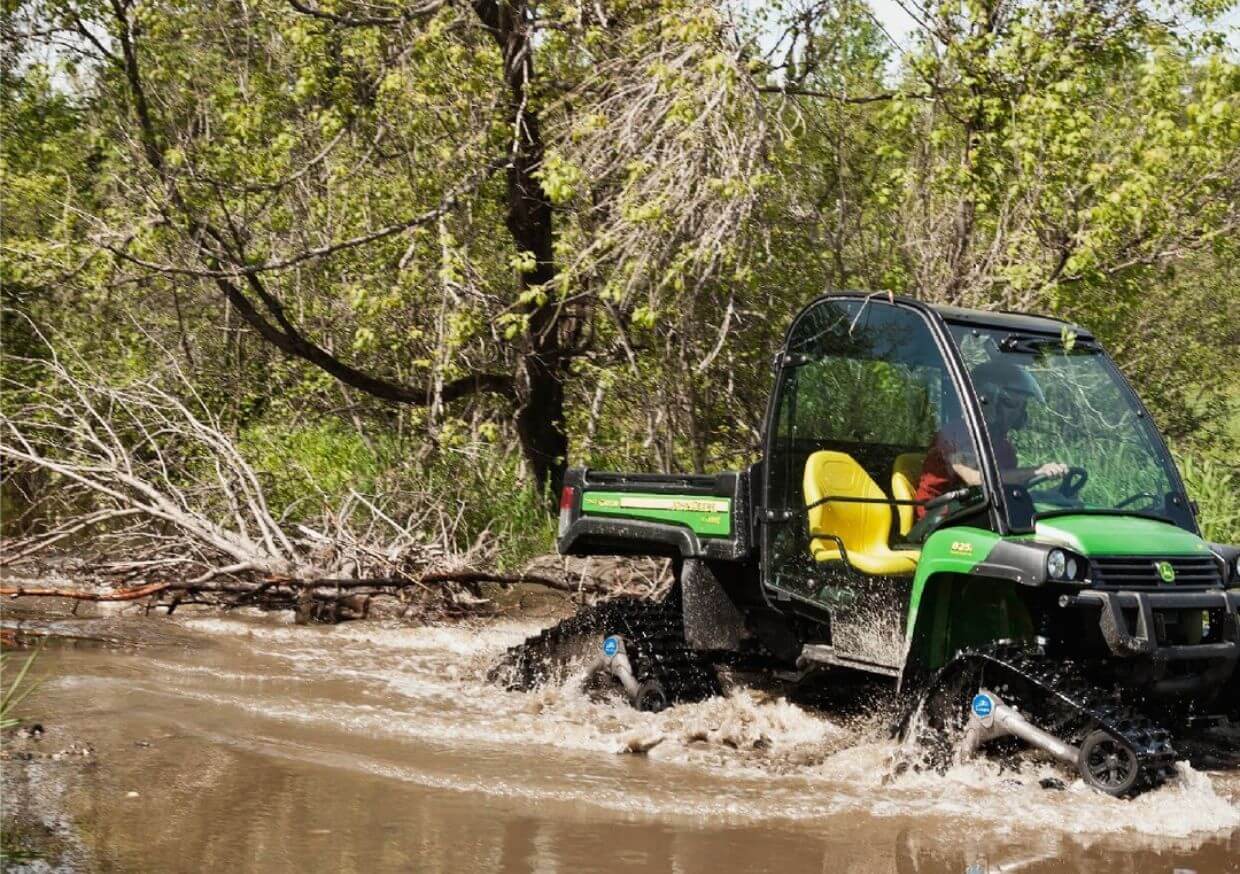 John Deere UTV with Camso UTV Tracks